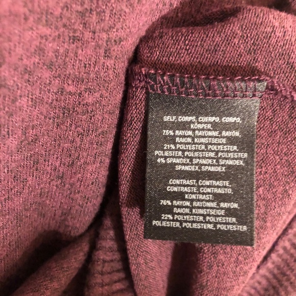 Anthropologie COA Sweater in Maroon - Picture 5 of 5